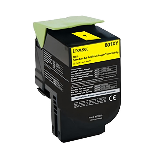 Lexmark 原廠高容量碳粉匣 5K 適用CS521dn/CX522ade/CX622ade 78C3XY0, 黃色, 1個