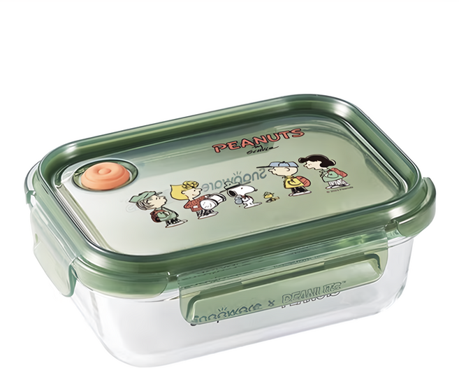 Corelle Brands 康寧餐具 Snapware 耐熱玻璃保鮮盒 露營趣 660ml, 1入, 1個