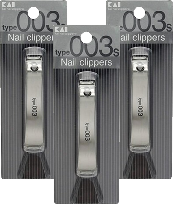 KAI 貝印 Nail Clipperstype003S 指甲刀 15 x 72 x 17mm 28g, KE-0127, 3個