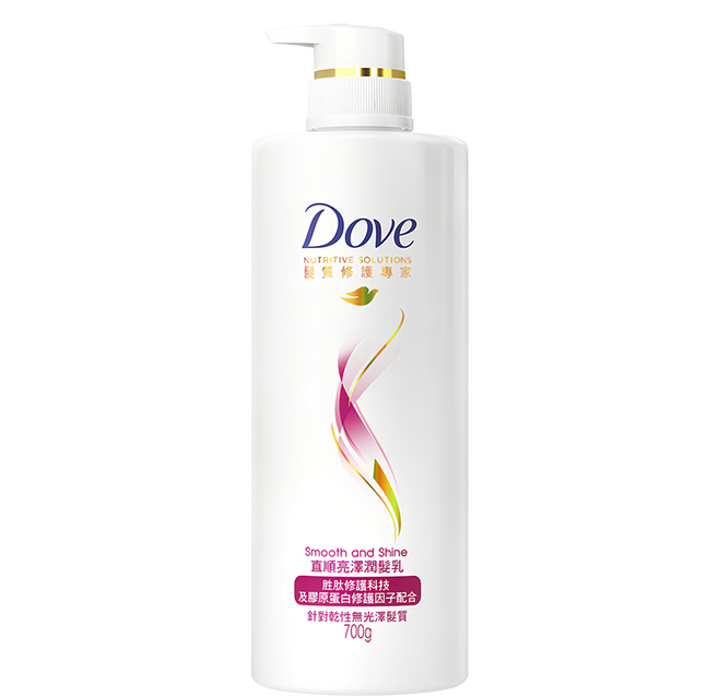 Dove 多芬 直順亮澤潤髮乳, 700g, 1瓶
