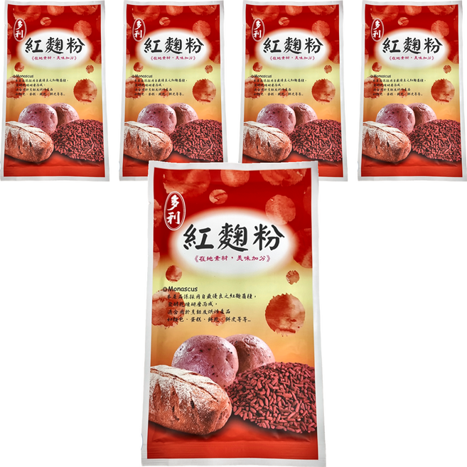 多利 紅麴粉, 100g, 5包