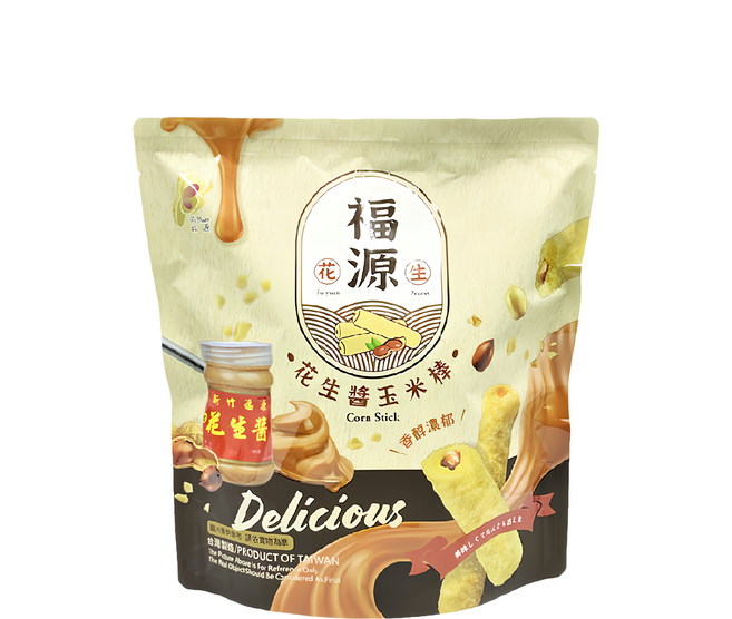 新竹福源 花生醬玉米棒, 180g, 1袋