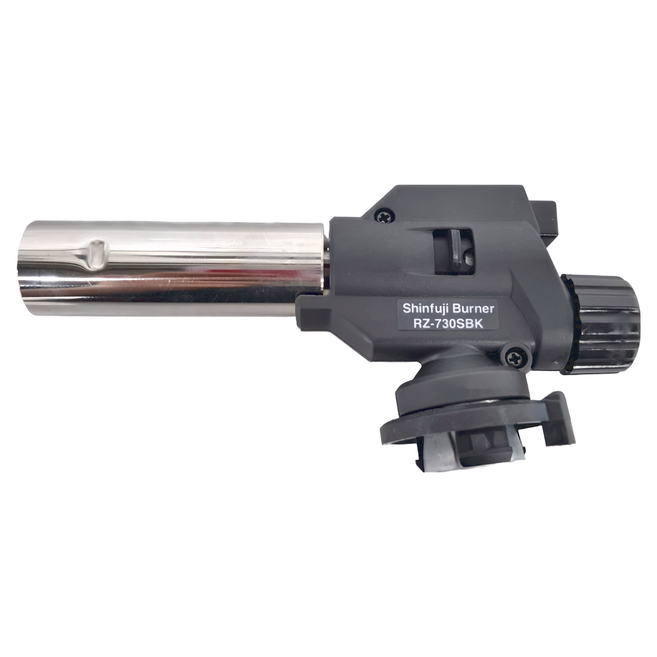 Shinfuji Burner 新富士 全方向尖火瓦斯噴槍 132 x 34 x 66mm 黑色, RZ-730SBK, 1個