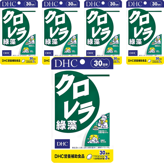 DHC 台灣公司貨 綠藻 30日份, 90顆, 430mg, 5包