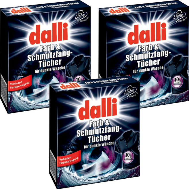 dalli 達麗 洗衣吸色紙 加強版, 3盒