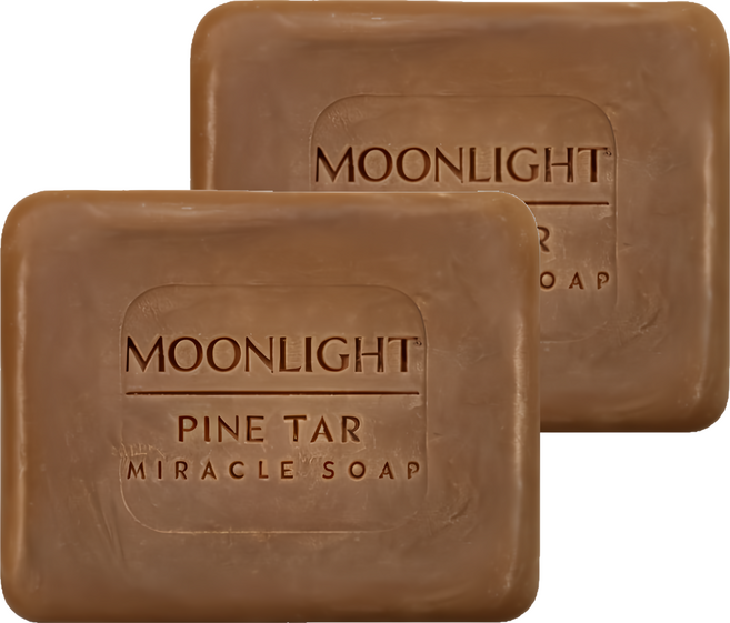 MOONLIGHT 莯光 神奇妙松焦油護膚皂, 120g, 2個