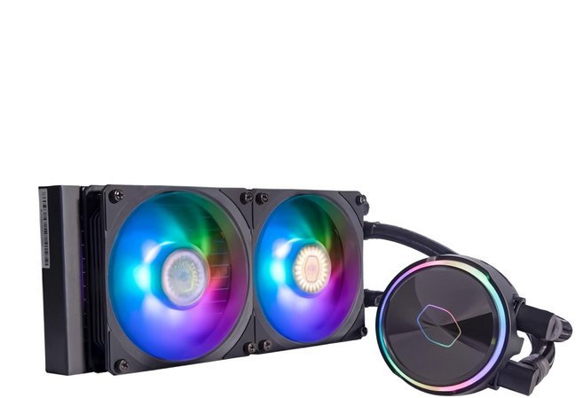 COOLER MASTER 酷碼 MasterLiquid PL240 FLUX 水冷 LGA1700首選水冷, MLY-D24M-A23PZ-R1, 黑色, 1個