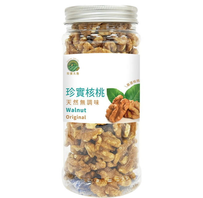 珍實大地 天然無調味核桃, 200g, 1罐