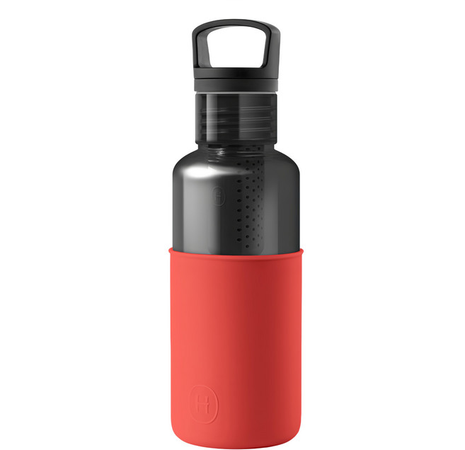 HYDY 冷水瓶碳黑瓶 20oz, 帝國紅, 590ml, 1個