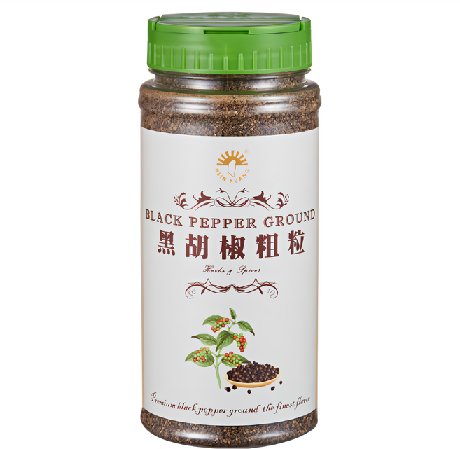 新光洋菜 黑胡椒粗粒, 300g, 1瓶