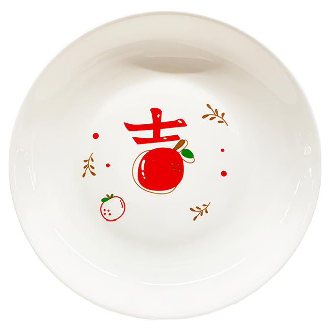 新食器 湯盤, 大吉大利, 1個