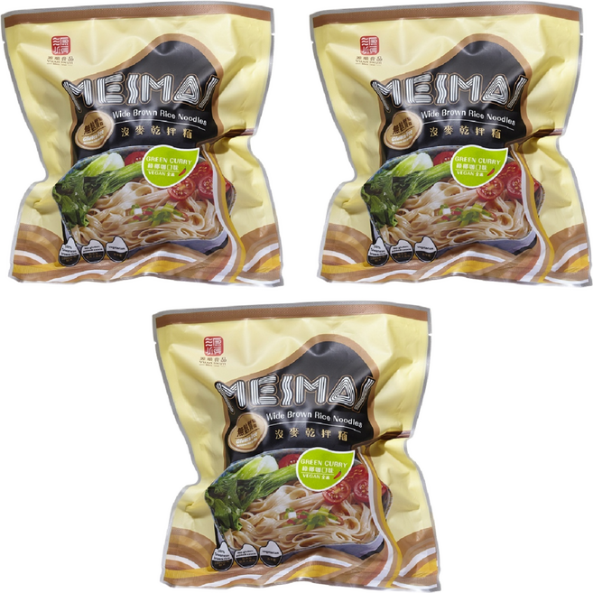 源順食品 沒麥乾拌糆 綠椰咖, 3包