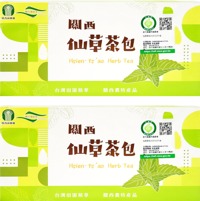 關西鎮農會 仙草茶包, 3g, 90包, 2盒