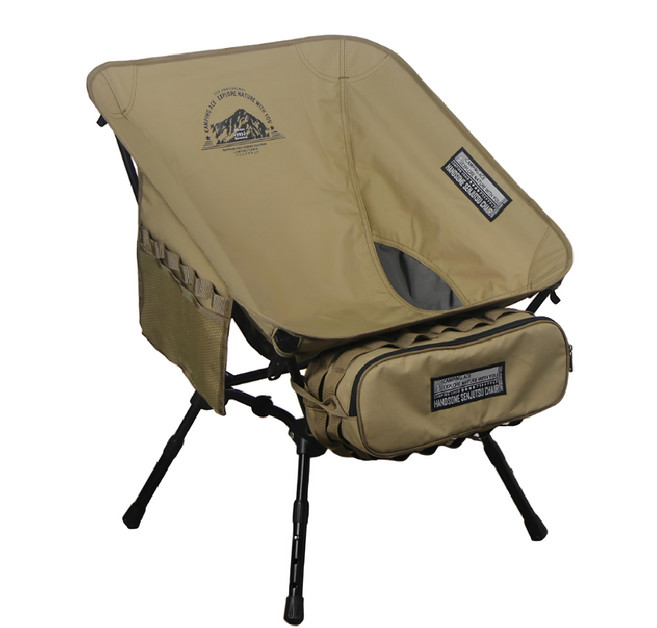 CAMPING ACE 野樂 黑森戰術太空椅 ARC-5TS, 荒漠沙, 1入