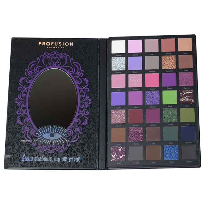 PROFUSION 暗黑哥德 黑暗浪漫眼影盤 40g, 暗黑, 哥德, 1個