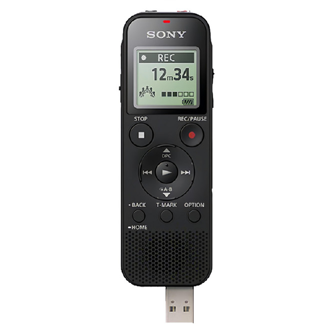 SONY 索尼 多功能數位錄音機 4GB, ICD-PX470, 黑色