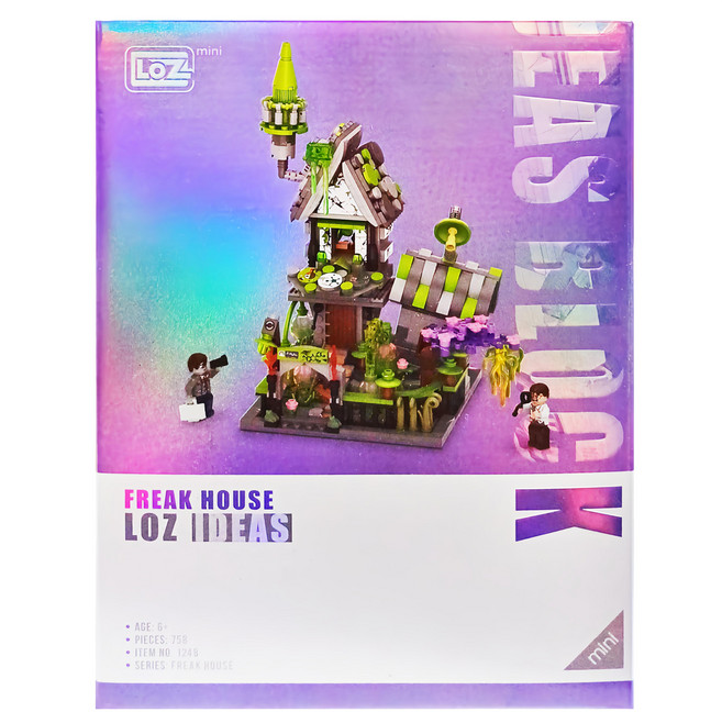 LoZ 積木玩具 #1248, FREAK HOUSE, 1盒