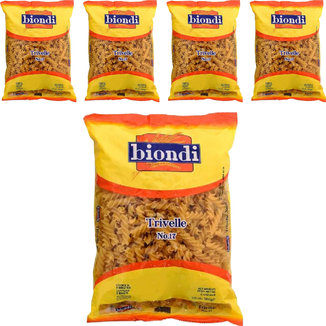 biondi 義大利中螺絲麵, 500g, 5包