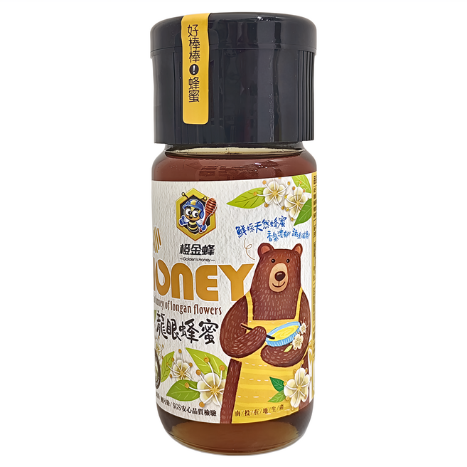 Golden's Honey 橙金蜂 龍眼花蜜, 700g, 1罐