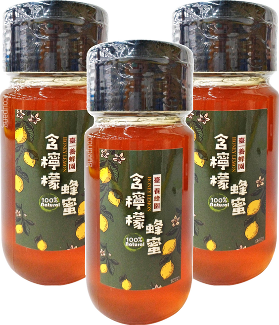 臺一 含檸檬蜂蜜, 700g, 3瓶