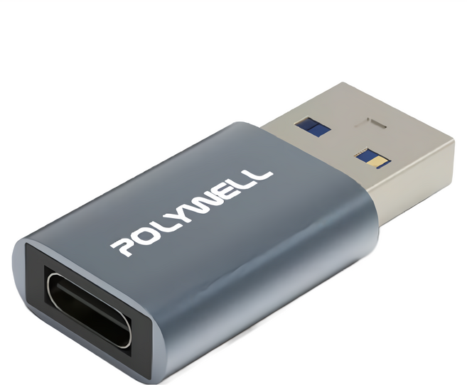 POLYWELL 寶利威爾 USB2.0/3.0轉接頭 Type-A Type-C 轉接器 轉換器, PW15-T02-A032, 1