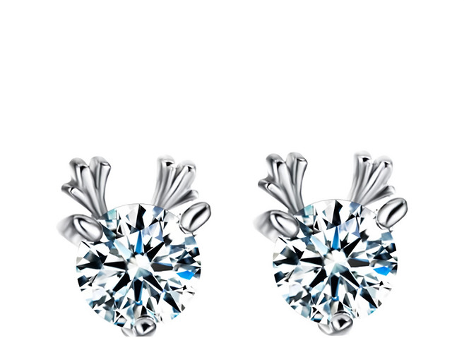 CF Diamond 耳環 莫桑鑽 D色 FL淨度 3EX切工 材質穩定不易退色 抗刮耐磨