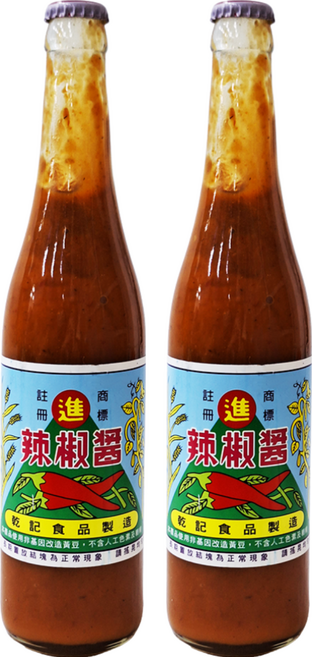 丸進 辣椒醬, 520g, 2瓶