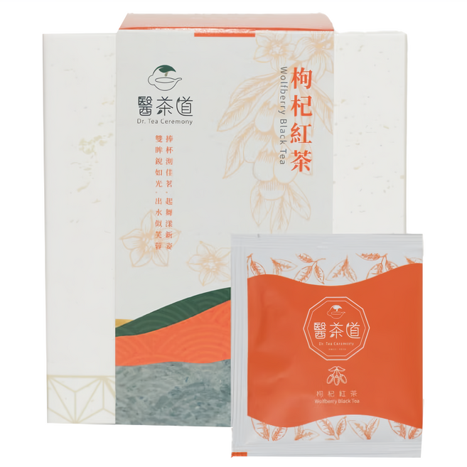 Dr.Tea Ceremony 醫茶道 生活的明燈 枸杞紅茶, 2.5g, 10包, 1盒
