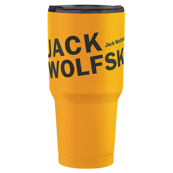 Jack Wolfskin 飛狼 SWAG 316不鏽鋼極限冰鋒保冰杯, 黃色, 900ml, 1個