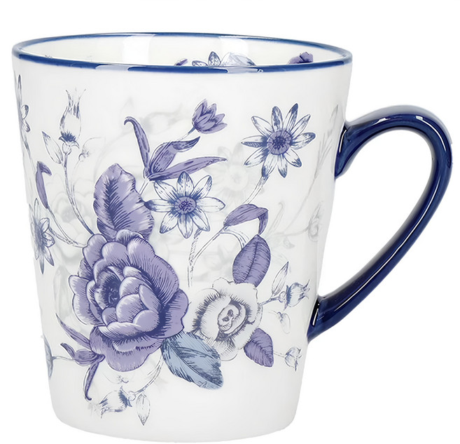 London Pottery 陶製馬克杯 300ml 英國品牌, BlueRose, 1個