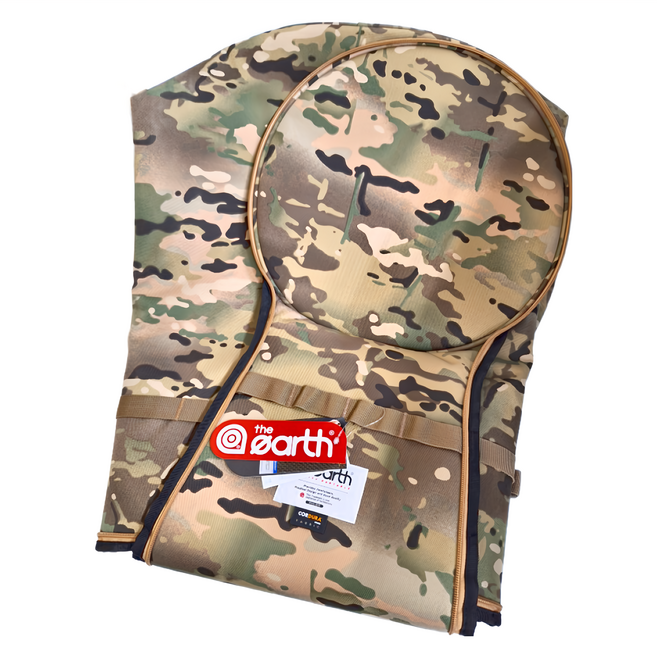 the earth CORDURA 煤油暖爐收納袋, 綠迷彩, 1層, 1個