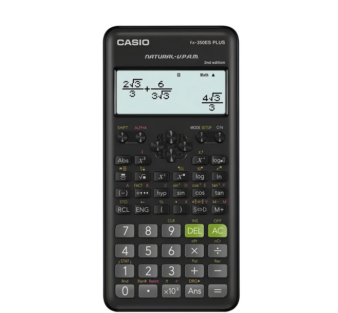 CASIO 卡西歐 工程計算機 11.1 x 77 x 161.5mm 95g, FX350ES PLUSII, 1個