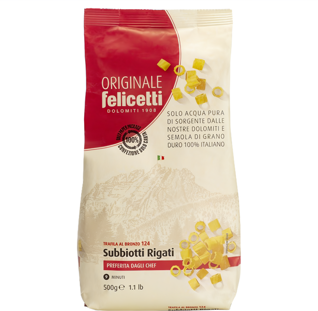 Felicetti 義大利小圓管麵, 500g, 1包