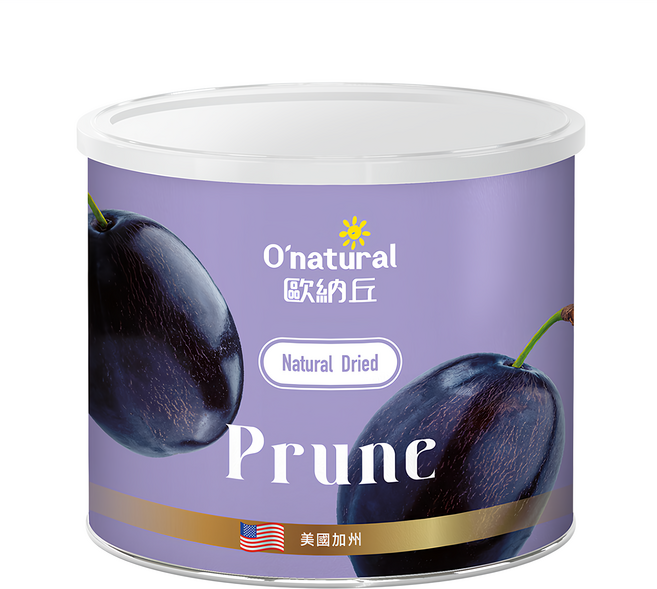 O'natural 歐納丘 天然去籽黑棗乾, 210g, 1罐