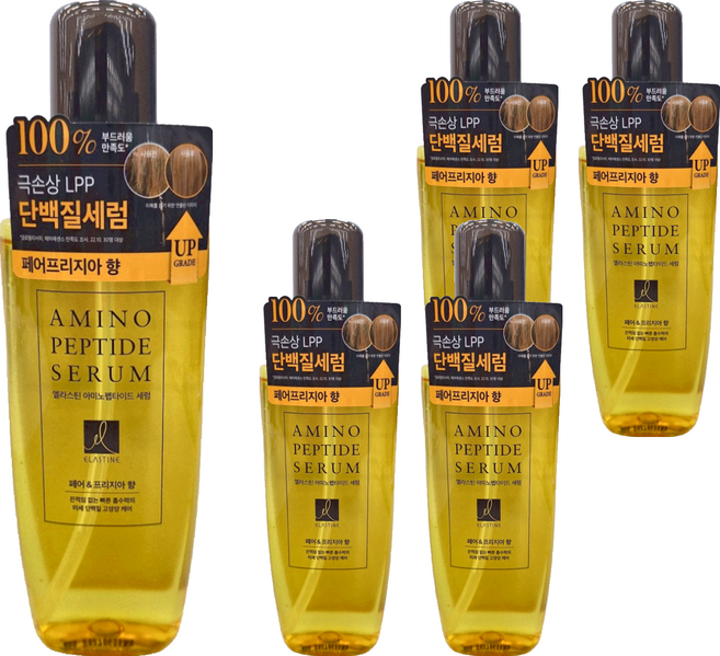 ELASTINE 伊絲婷 胺基酸修護系列 精華髮油 英國梨 小蒼蘭, 150ml, 5瓶