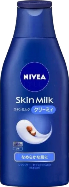 NIVEA 妮維雅 牛奶清爽保濕乳液 乾燥肌膚適用, 200g, 1瓶