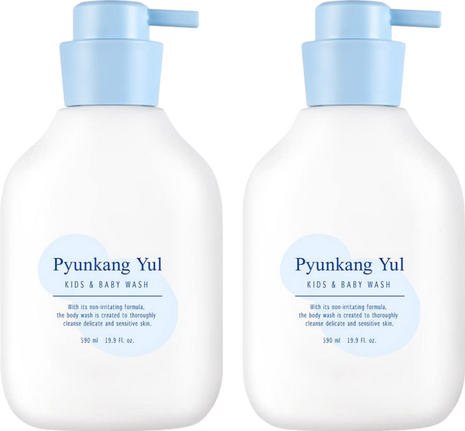 Pyunkang Yul 扁康率 嬰幼兒沐浴露, 590ml, 2瓶