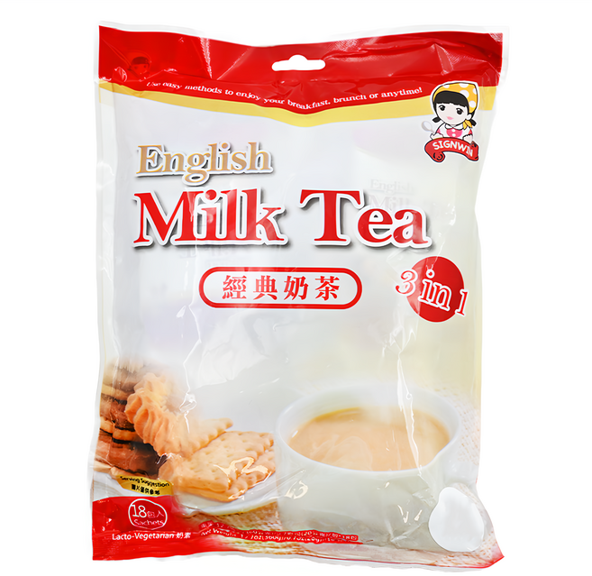 SIGNWIN 三得冠 三合一經典奶茶, 20g, 18入, 1袋