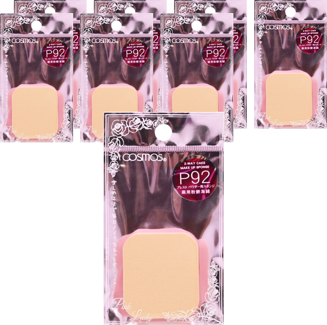 台灣 COSMOS 兩用粉餅海綿, P92, 8個