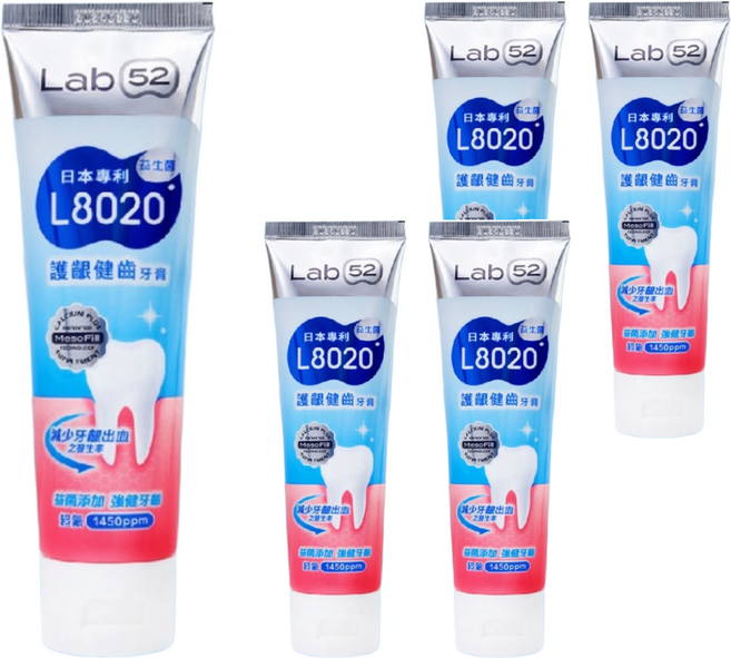 Lab52 齒妍堂 益生菌護齦健齒牙膏 L8020, 110g, 5條