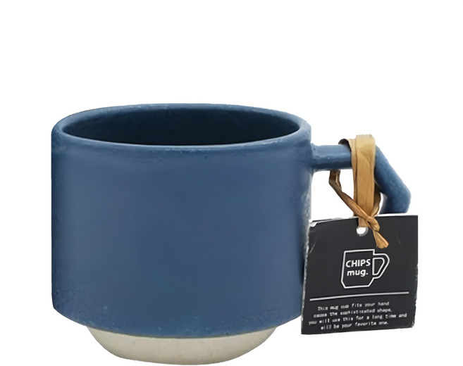 CHIPS mug. 咖啡杯, 沙藍色, 1個
