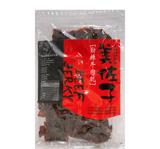 MISAKO 美佐子 經典肉乾系列 勁辣牛肉乾, 150g, 1包