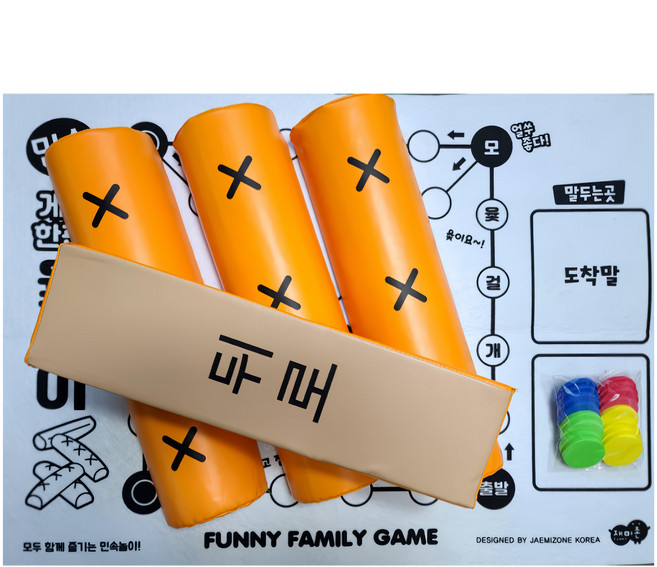 Jaemizone 大型擲柶遊戲組, 1組, 多色