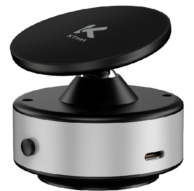 KTnet 廣鐸 真空吸附萬向球手機支架 SC700 100g, 銀色, 1個