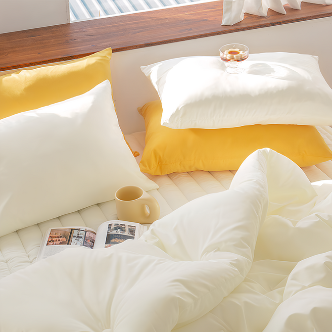 yesbedding 軟布丁鋪棉被, 泡芙奶油色