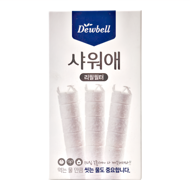 Dewbell 沉澱物普通濾芯3件組 MAX-3S 韓國製造, 3個