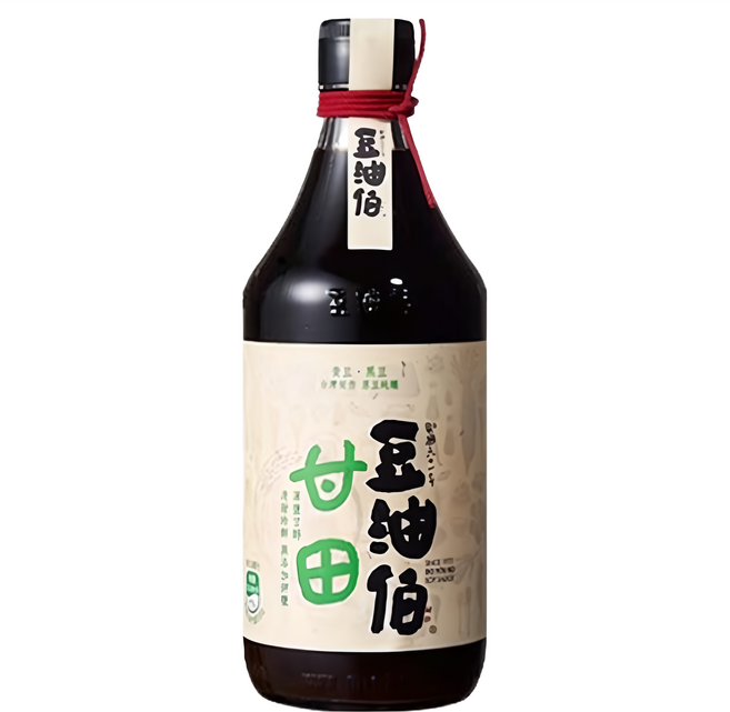 豆油伯 甘田釀造醬油 薄鹽, 500ml, 1瓶