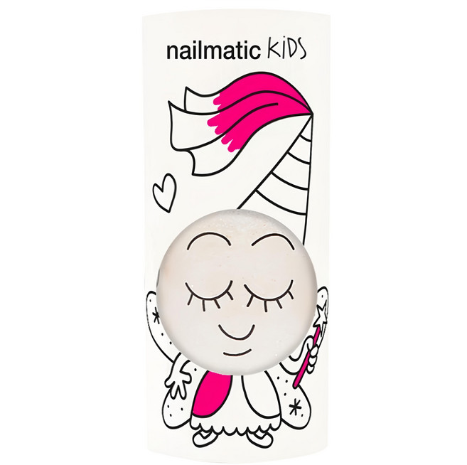 nailmatic KIDS 珠珠水漾亮彩指甲油 8ml, 閃白, 1瓶