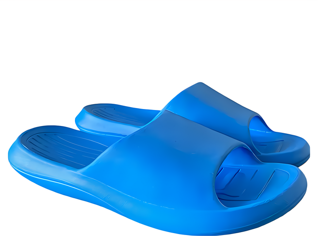 TAIWAN SLIPPER 台灣犀利趴 台灣製造 晴光系列 室內室外兩用拖鞋, 寶藍色, 25cm, 1雙