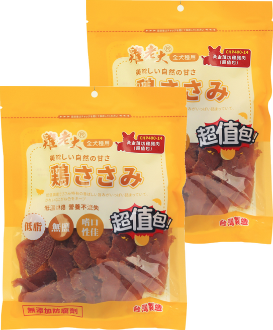 雞老大 黃金薄切雞腿肉, 雞肉, 290g, 2包
